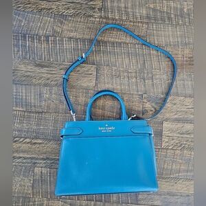 Kate Spade Blue Leather Handbag